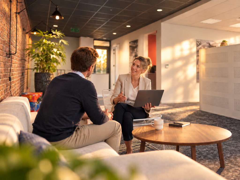 Twee vooruithelpers in gesprek over Vona